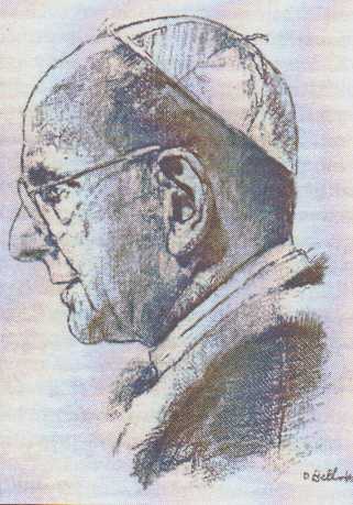 Papež Pavel VI. (kresba D. Bellotti)