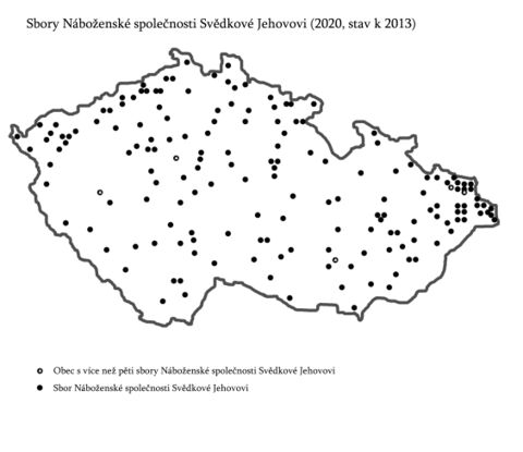 Náboženská společnost Svědkové Jehovovi mapa1.jpg